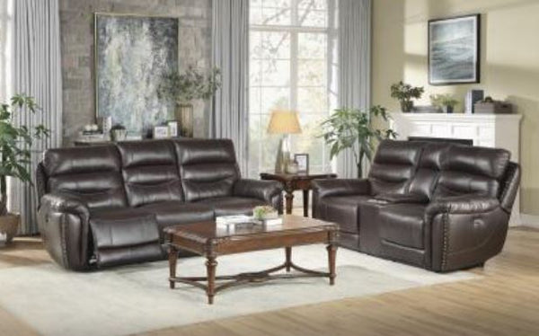 Napoli Power Double Reclining Sofa with Power Headrests and USB Ports